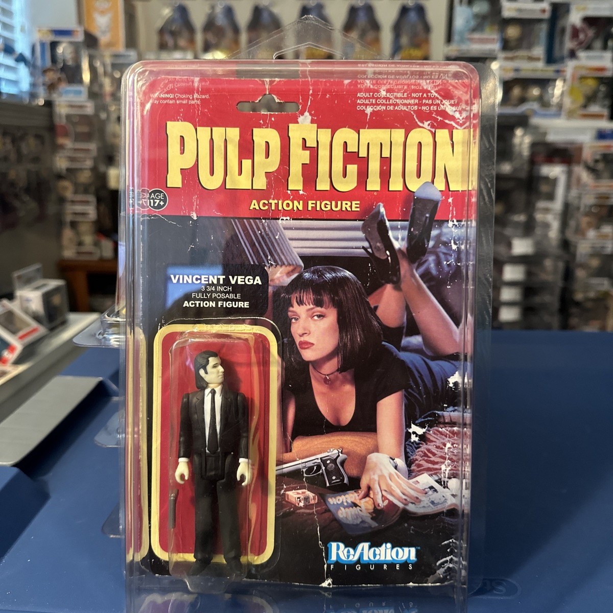 Funko ReAction Pulp Fiction Action Figures Set of 4 Vincent Jules