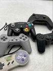 Vintage Box Of Nintendo GameCube Wii U Wired Video Game Controller And Cords
