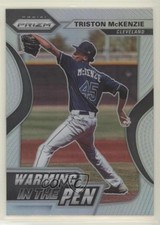 2020 Panini Prizm Warming in the Pen Silver Prizm Triston McKenzie #WIP-9 uk2