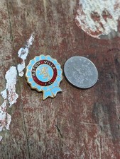 ASTON VILLA F C - DISTINTIVO SPILLA CALCIO VINTAGE DA COLLEZIONE anni 80 PICCOLA ROSETTA