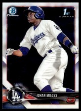 2018 Bowman Chrome Prospects Johan Mieses Los Angeles Dodgers #BCP19