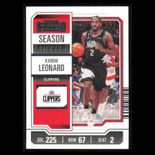 Kawhi Leonard #80 2023 Panini Contenders Los Angeles Clippers Basketball Card NM