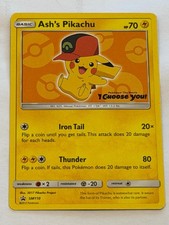 Pokémon Ash's Pikachu SM110 I Choose You Promo LP 0296