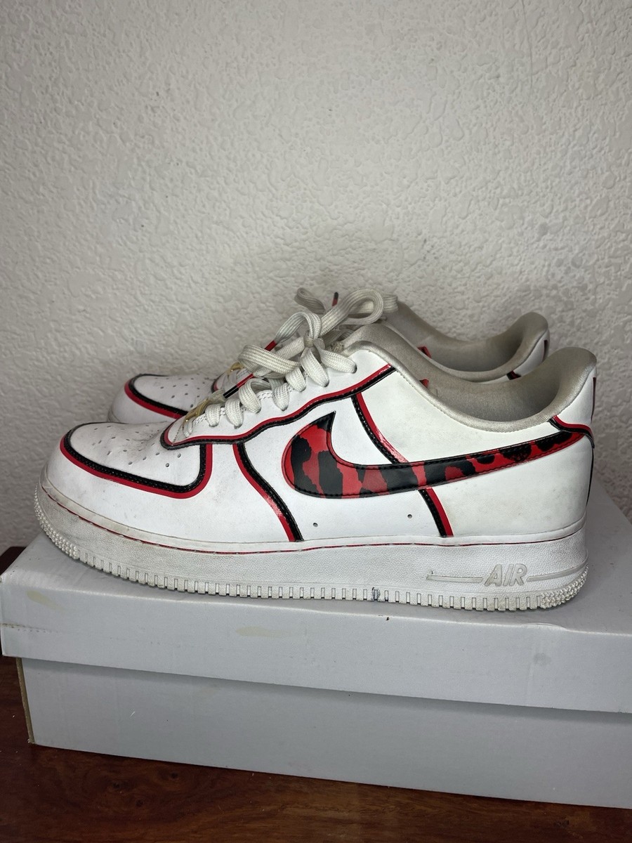 Nike Air Force 1 Low Dennis Rodman White Red | eBay