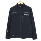 ENGELBERT STRAUSS Men's Softshell Jacket Size S Black Polyester Full Zip