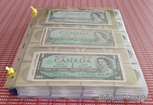 Collection Of Coins and Banknotes - 1954 to 2000's Canada and USA #coinsofcanada