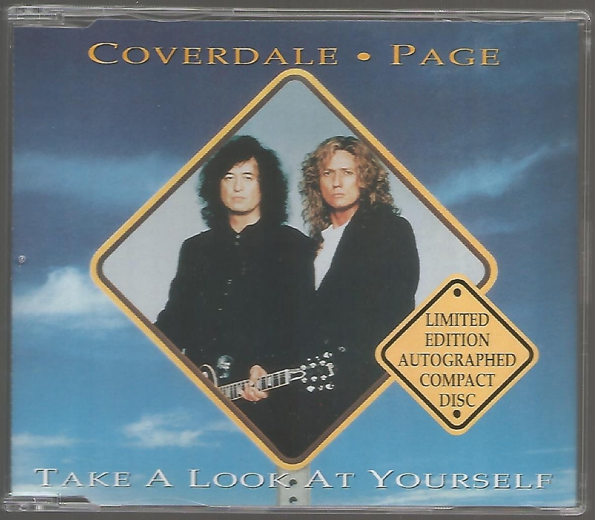 Coverdale . Page - Take A Look At Yourself, 1993 UK Ltd Edition 4-Track CD VG