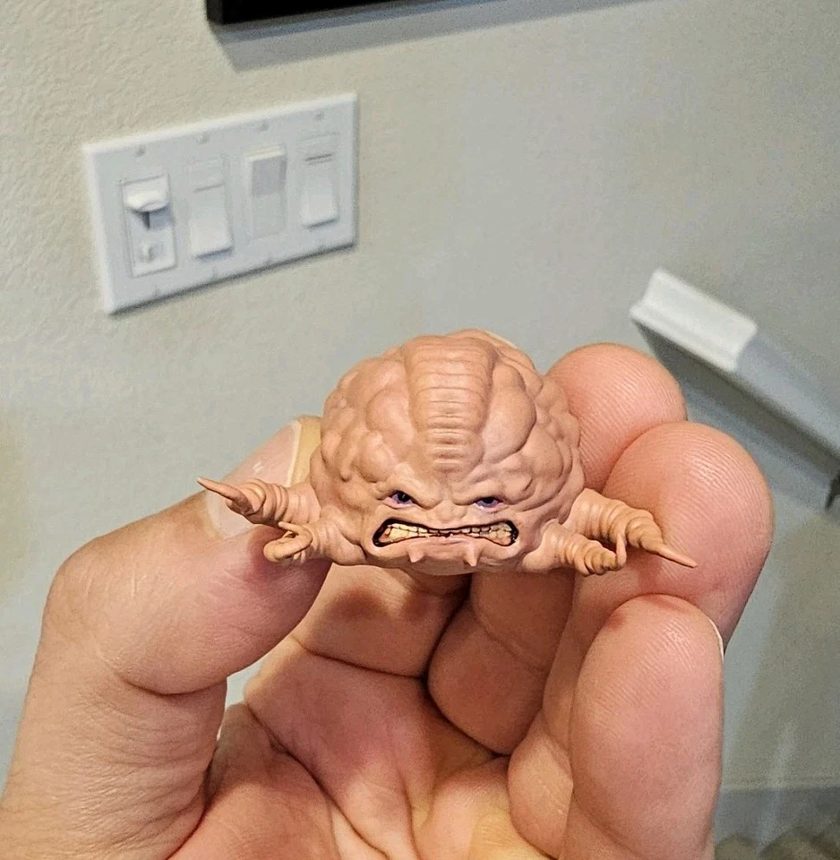 Tortugas Ninja Adolescentes Mutantes Krang TMNT Pintado Personalizado Escala 1/12 MEZCO NECA Foto 2 de 4