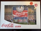 Vintage Coca-Cola 3D Baseball Stadium Wall Clock 1990’s - NIB  — photo 1