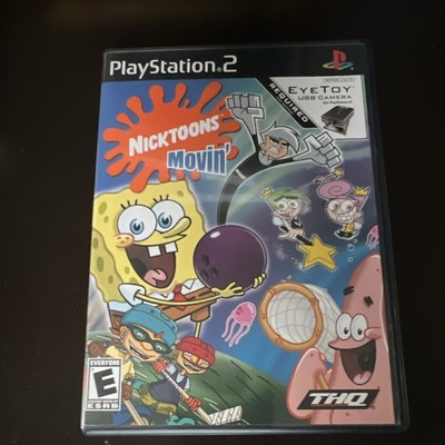 THQ Nicktoons Movin' Sony PlayStation 2 PS2 NTSC-U/C E Everyone