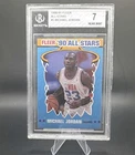Fleer 1990-91 All-Stars Michael Jordan #5 Bulls BGS 7 Graded Card