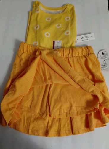 Wonder Nation Girls Knit Top & Matching Skirt with Built in Shorts Med 7-8 NWT - Picture 6 of 6
