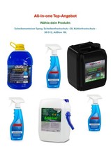 Scheibenfrostschutz –30 °C + Scheibenenteiser Spray + Adblue + Kühlerfrostschutz