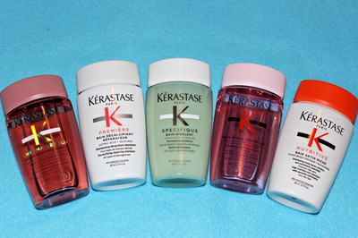 5x80ml KERASTASE SHAMPOO nutritive genesis, chroma,premiere, divalent REISEGRÖßE