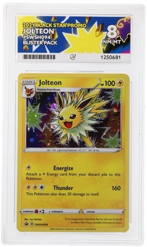 ACE 8 Pokemon Jolteon Holo Black Star Promo SWSH094