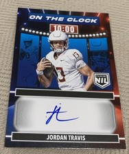 Jordan Travis 2024 Panini NIL-On The Clock Auto Rookie Florida State OTC-JTS
