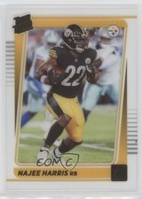 2021 Panini Clearly Donruss Rated Rookie Gold Najee Harris #60 n0c