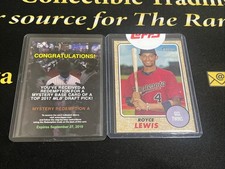 Royce Lewis 2017 Topps Heritage Minor-Mystery Redemptions MR1 Factory Sealed RC