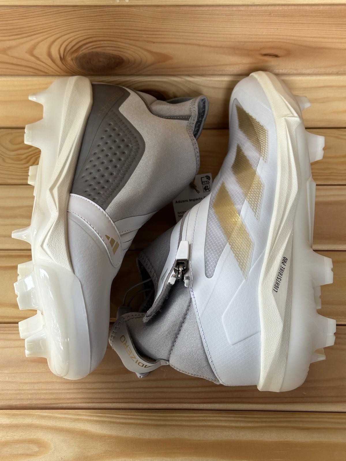 adidas Adizero Impact + TPU IF8493 Baseball Cleats Men's Size 9.5