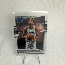 Panini Donruss Optic Rated Rookie Devin Vassell #161 Spurs Basketball Card. rookie card picture