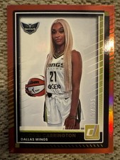 DiJinai Carrington /299 2025 Panini Donruss Red Holo Dallas Wings #27