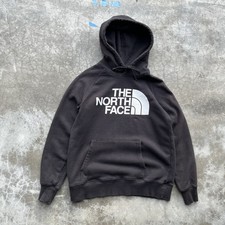 The North Face Black Cotton Hoodie Big logo Women s Size Small