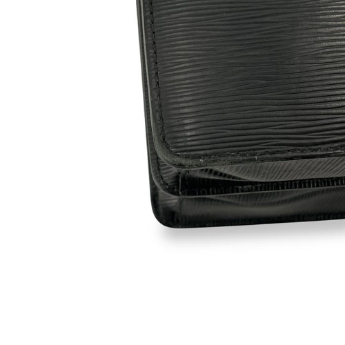 Louis Vuitton Robusto 1 Epi Bolso de Negocios Maletín Negro Logotipo en Relieve Usado - Imagen 10 de 20