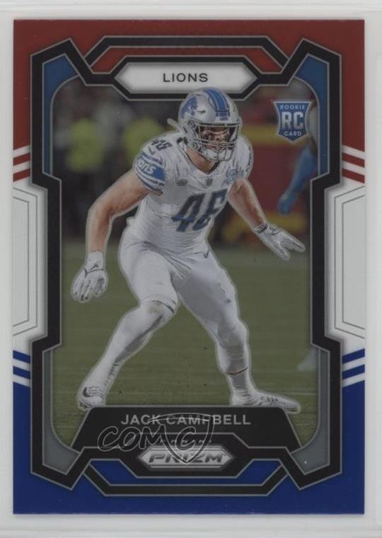 2023 Panini Prizm Rookies Red White & Blue Prizm Jack Campbell #330 0w94