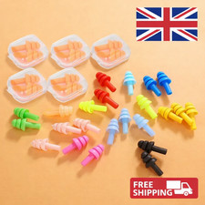 Ear Plugs 5 Pairs Soft Reusable Ear Plug for Noise Cancelling Sleep Swim & Work