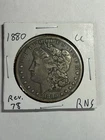 1880-CC REV 78 MORGAN SILVER DOLLAR CHOICE XF BETTER DATE CC TOUGH VARIETY