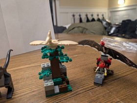 Lego 1370 Raptor Rumble Studio - Lego 5921 Research Glider - Retired