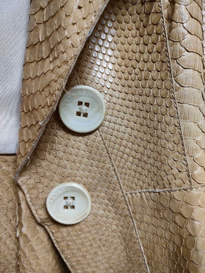 Jitrois Vintage Python Leather Jacket Size 42 Lux… - image 10