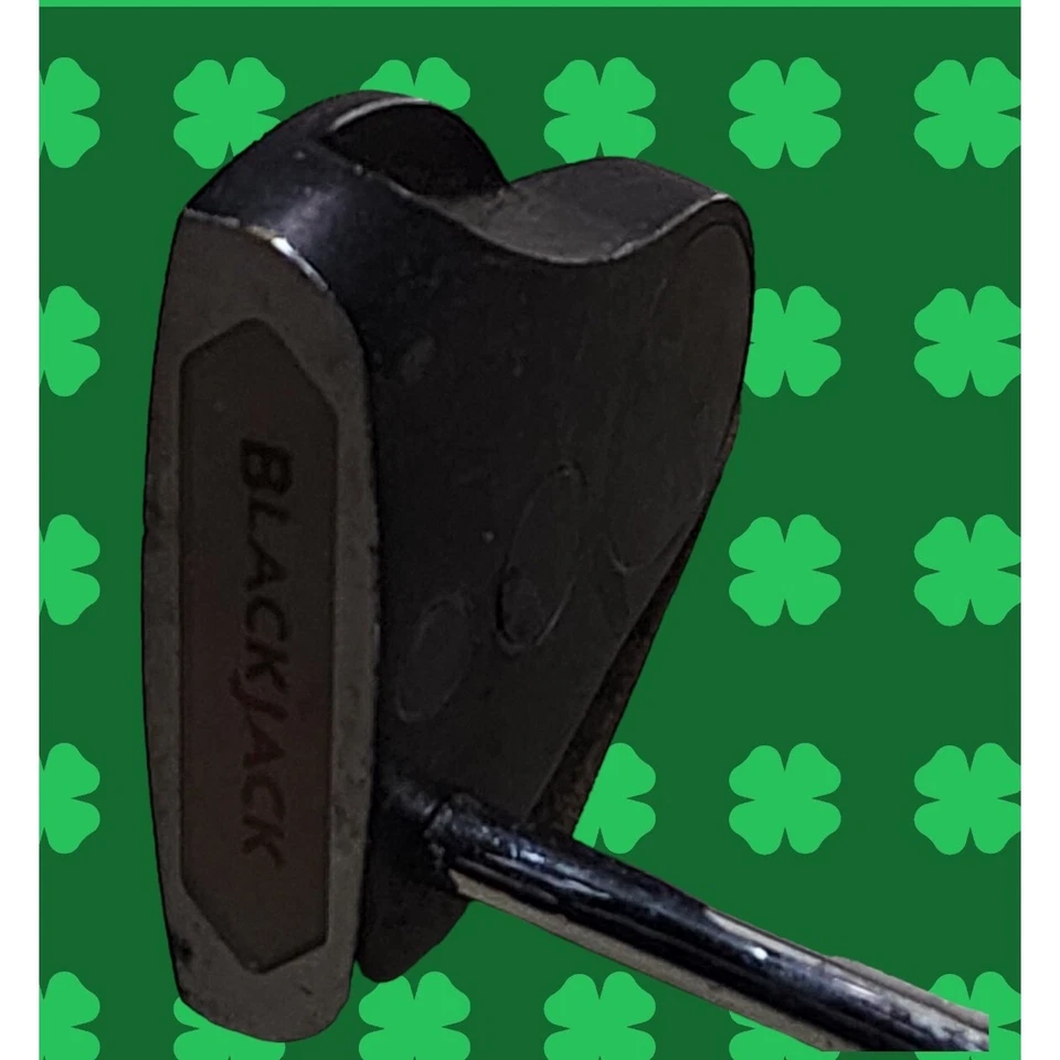 Vtg Wilson VII Alignment System RH Black Jack Putter Steel Shaft - Image 3 of 4