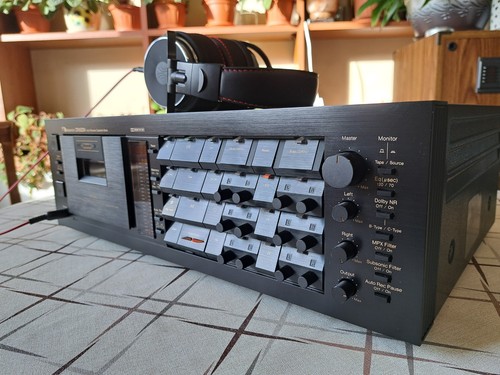 Nakamichi DRAGON Auto Reverse Cassette Deck Auto Azimut 3 Head - No Defects!