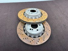 REAR BRAKE ROTOR DISK SET LEFT RIGHT NO LIP BMW F82 M3 M2 M4 (2015-2020) OEM