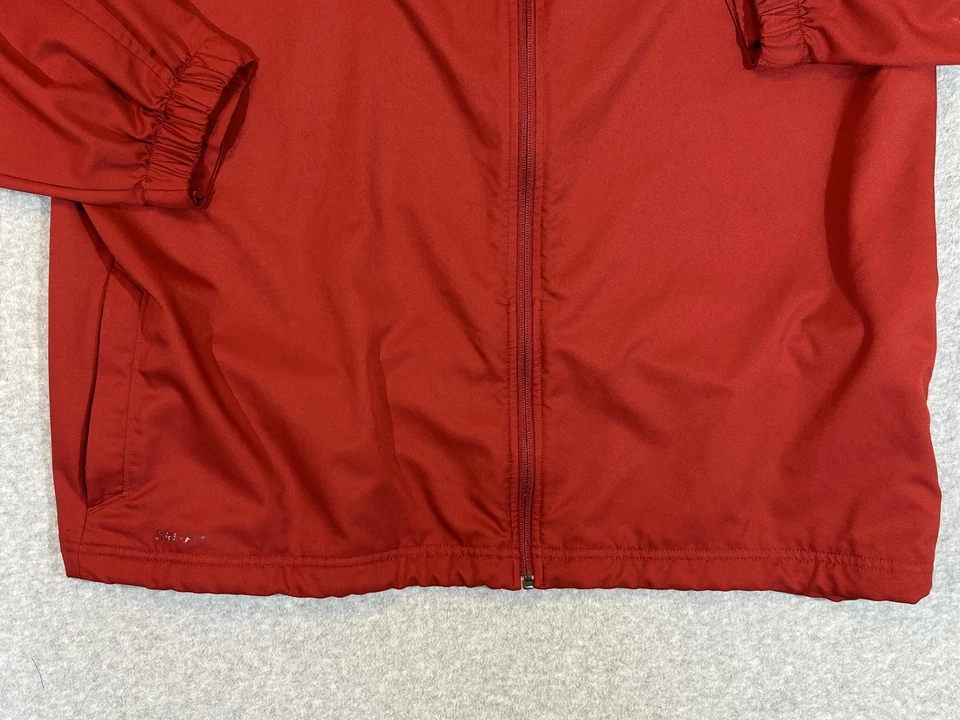 Куртка мужская Oklahoma Sooners большая NCAA футбол Nike Dri Fit на молнии красная оригинальное пальто - Изображение 2 из 4