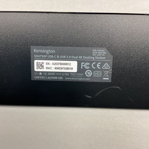 Kensington SD4750P USB-C Dual 4K Docking Station, Printer + HDMI + DP cables - 第 9/12 張圖片