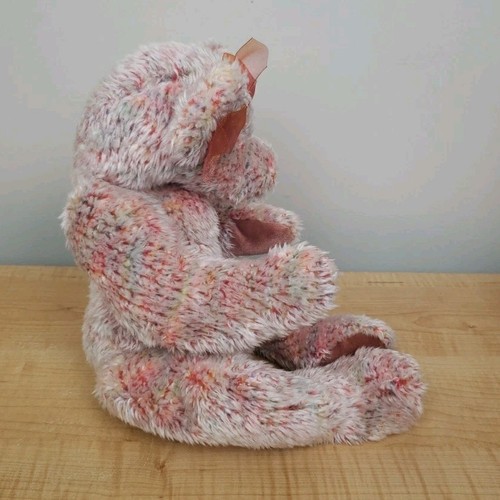 TY Classic Plush Razzmatazz the Bear Orange Multi-Color with Tags 2000 Tylux 16" - Imagen 3 de 15
