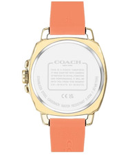 Coach Hot Pink and Orange Silicone Sport Watch #coach #authentic Coach Women main image 3