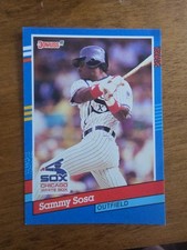 🔥91 Donruss Sammy Sosa (Double Error Card) 147