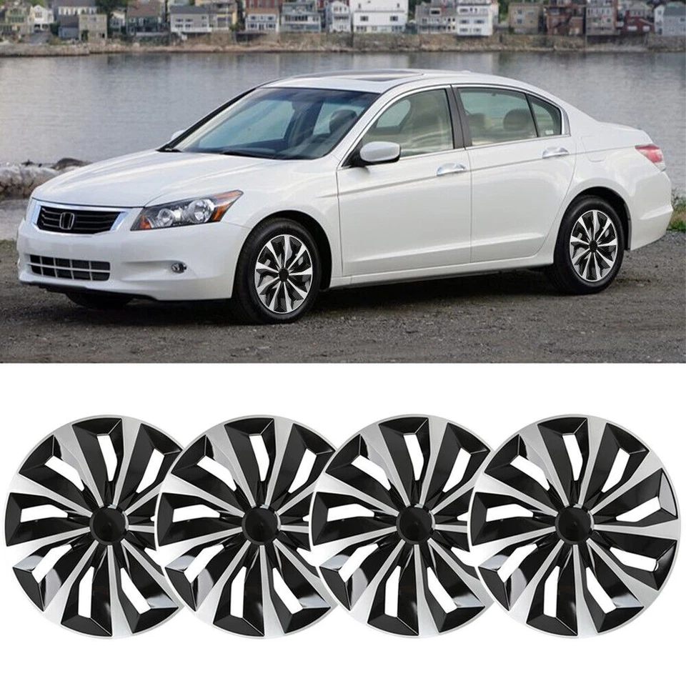 For Nissan Altima 2010-2020 Set of 4 16" Hubcaps Wheel Cover R16 Steel Wheel US - Imagem 2 de 4