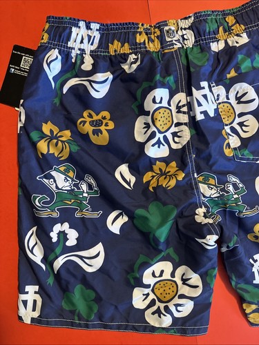 Wes and Willy Board Shorts Notre Dame Fighting Irish Men’s Size Medium - Picture 5 of 7