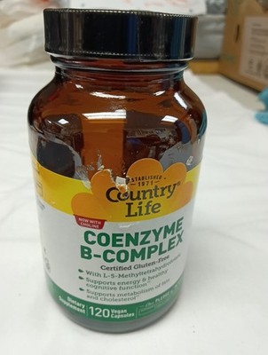 Country Life Coenzyme B-Complex Caps 120 Capsules 