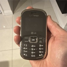 LG Verizon 3G Slider Cell Phone Black Physical QWERTY Keyboard Mobile