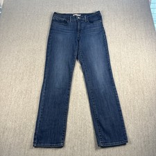 Levi's Jeans Womens 29 Blue 314 Shaping Straight Medium Wash Stretch Denim