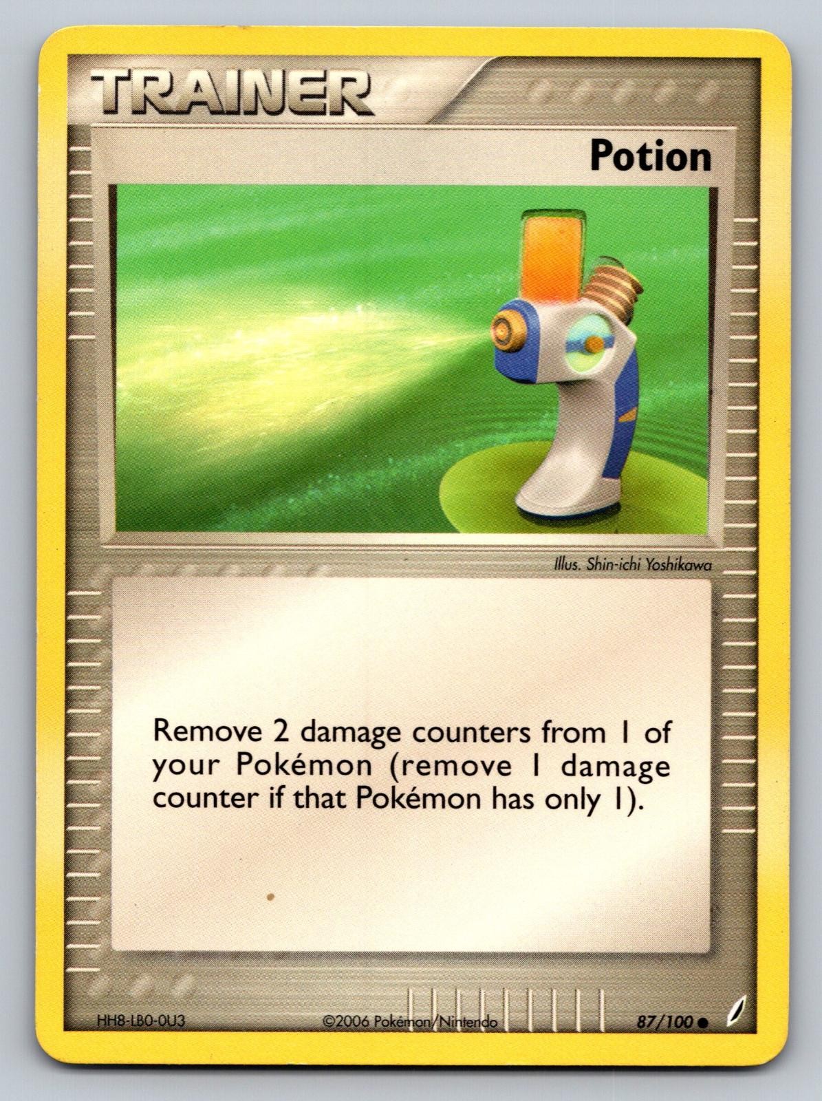Potion 87/100 Common Crystal Guardians Pokemon Moderately Played