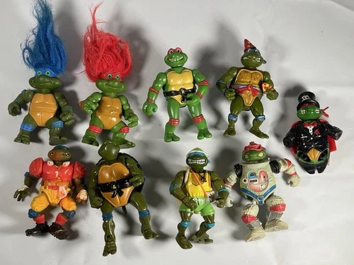 Vintage Mutant Ninja Turtles Action Figure Lot