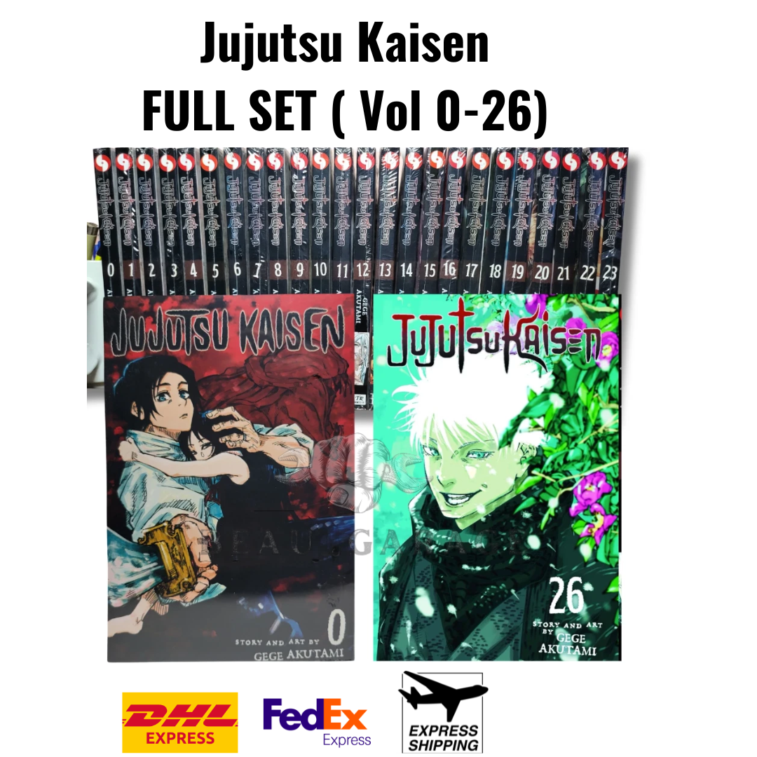 Jujutsu Kaisen Manga English Full Set Vol 0-26 Gege Akutami