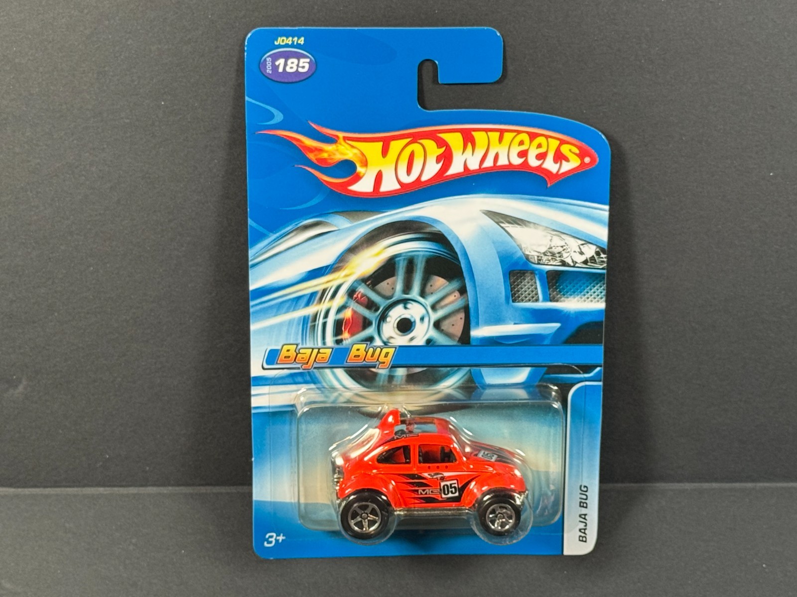 2005 HOT WHEELS  Baja Bug Orange Main Line #185