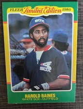 1986 Fleer Limited Edition Baseball Superstars - Harold Baines #3